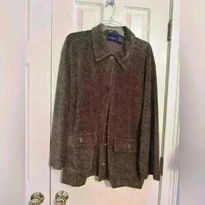 Liz Claiborne Brown Shacket XL